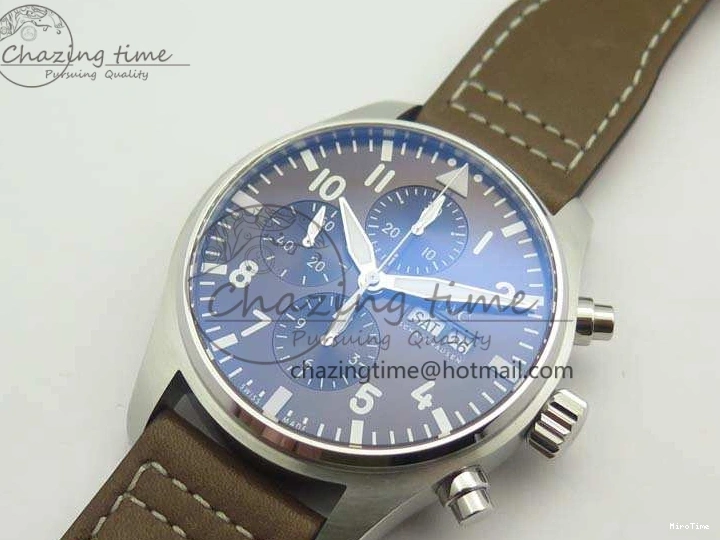 MIROTIME 0523 SunProtective Pilot Chrono IW377713 ZF 1:1 Best Edition Brown Dial On Brown Leather Strap A 7214
